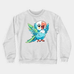 Chibi style Macaw Crewneck Sweatshirt